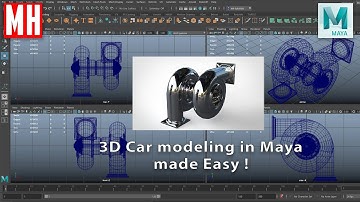 3D Car Modeling in Maya 2020 made Easy ! Part #8