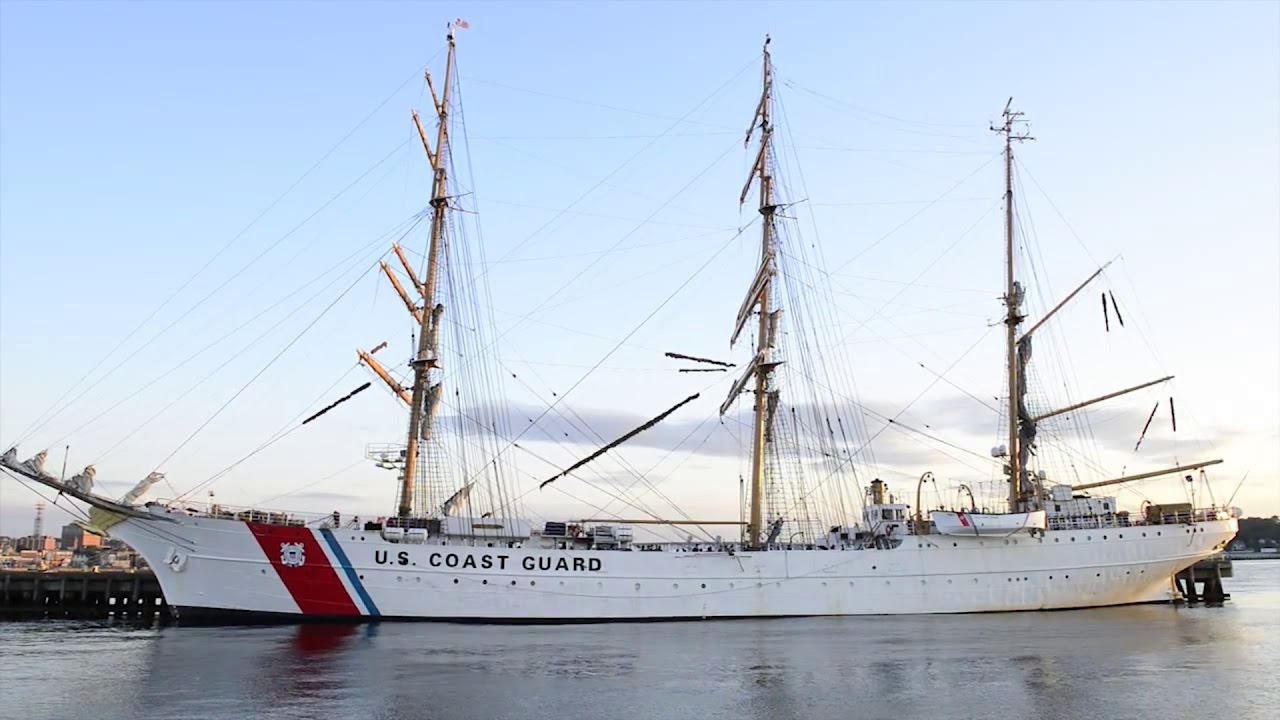 Tall Ship Eagle Visits Charleston YouTube