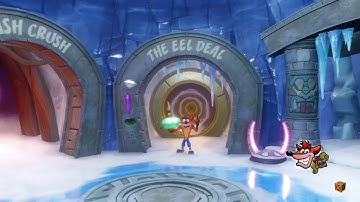 Crash Bandicoot 2: Cortex Strikes Back (N-Sane Trilogy) Part 11: The Eel Deal (Crystal/Gem/Green Gem