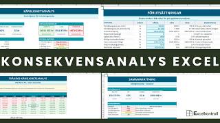 Konsekvensanalys Excel: Så testar du risk, lönsamhet och scenarier