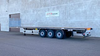 MAX Trailer - MAX200 flatbed trailer with 3 axles & 13,5m loading platform length
