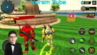 Sarı Robot Oyunları ile eğlenceli araba oyunu screenshot 3