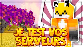Je visite vos SERVEURS Minecraft #1 | Lunacraft