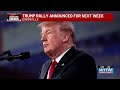 President Trump to hold rally in Greenville