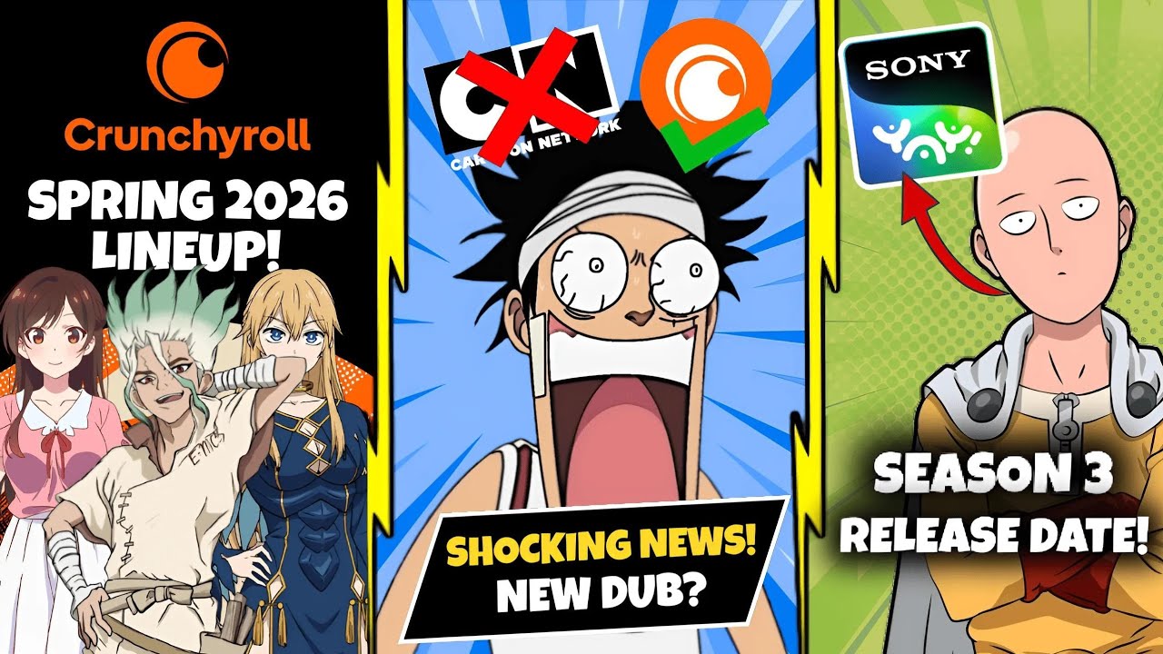 Crunchyroll Spring 2026 🌸 | Regional Dubs Lineup 🔥 One Piece Shocking ...