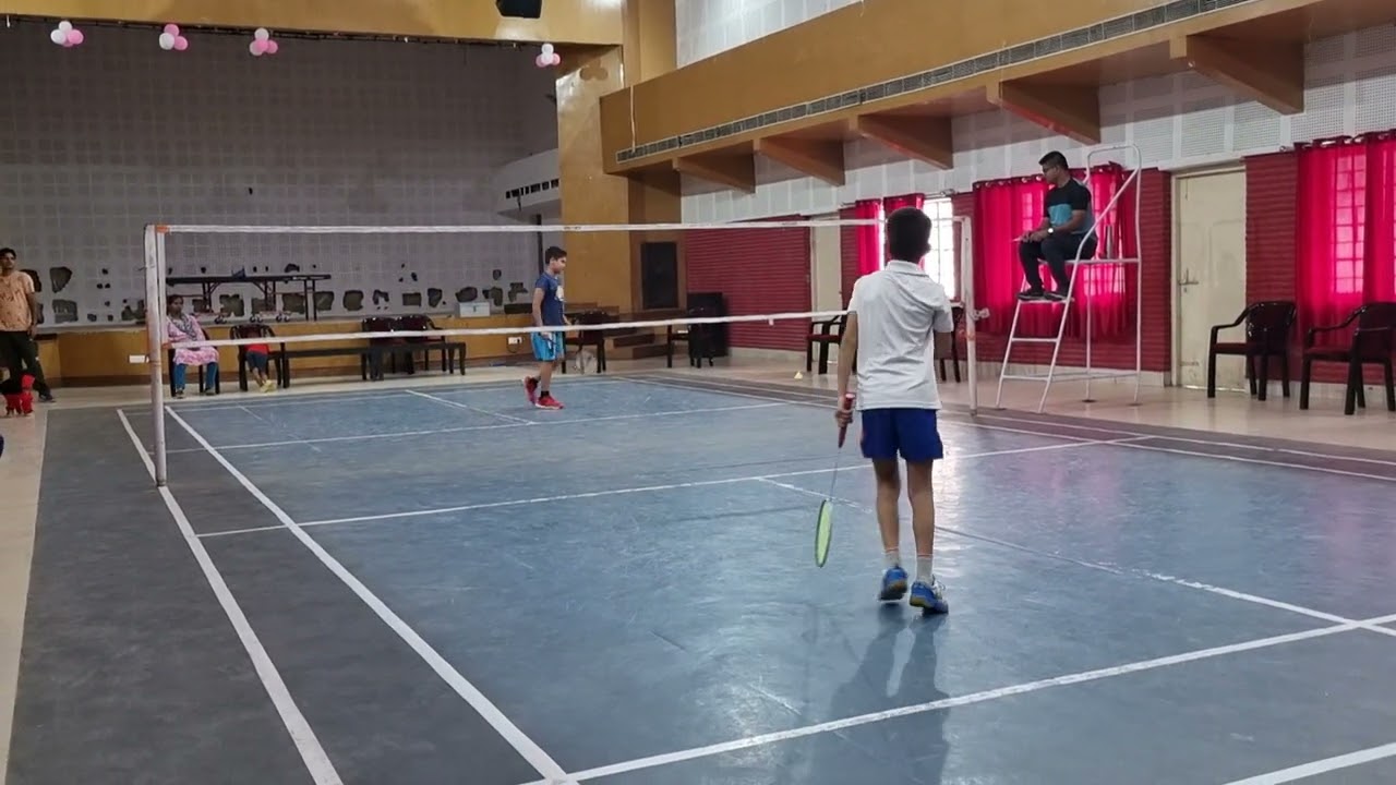 Mathura refinery Employee club badminton championship @ Parikshit vs arnav..Semi Final.. Second Set 