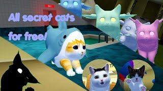 Tutorial for all secret cats for free! [kitten game roblox!] [FT MUSIC: Wobbledogs, DDLC] screenshot 4