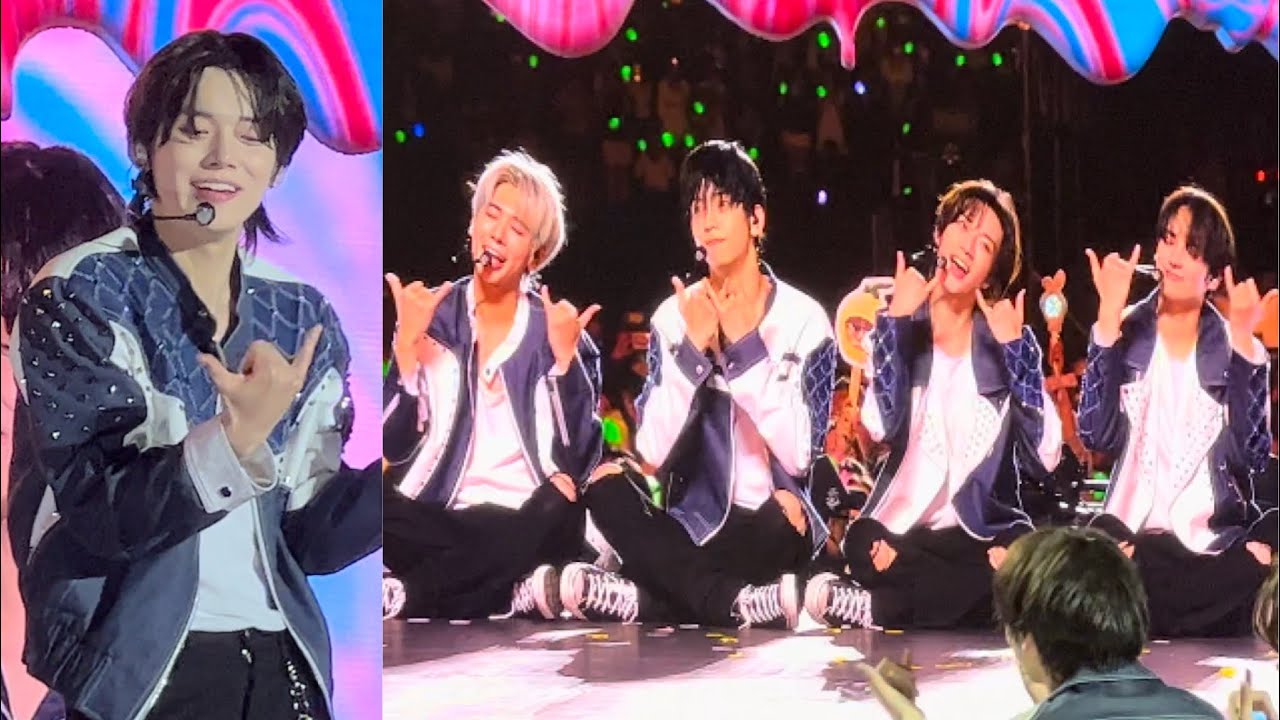 230528 Happy Fools Dance Challenge TXT Tomorrow X Together Tour Act: Sweet Mirage LA Concert Fancam