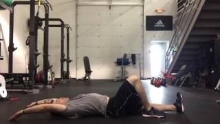 Single Leg Toe Touch Crunch