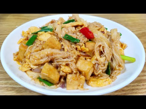 Resep Jamur Enoki Telur