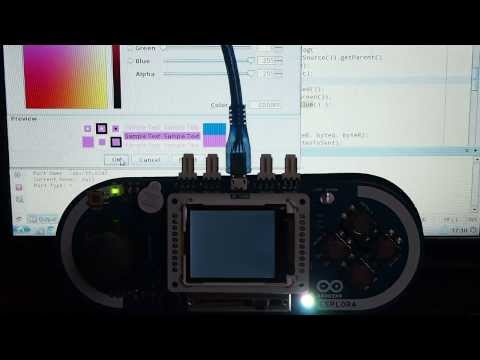 Serial Communication: Arduino Esplora and Java with Swing - ColorPicker