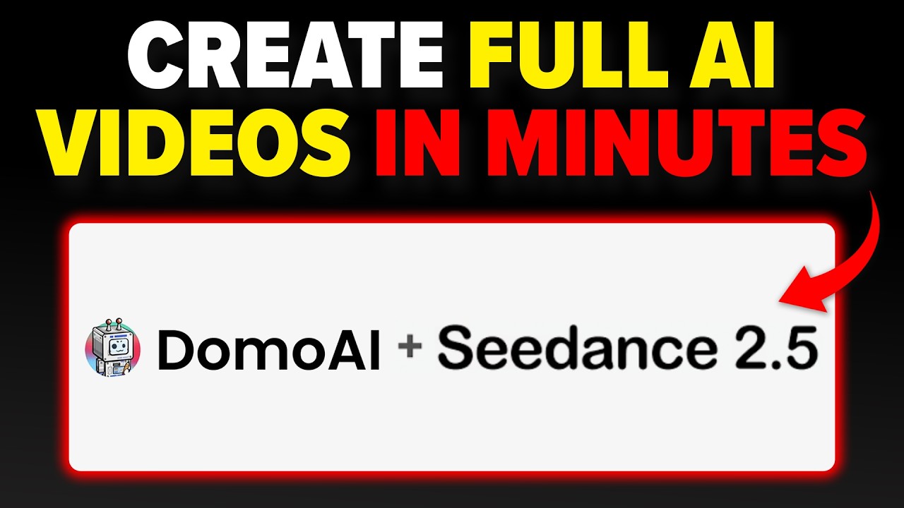 AI Video Just Went From Clips to FULL Videos (Seedance 2.5 + DomoAI)