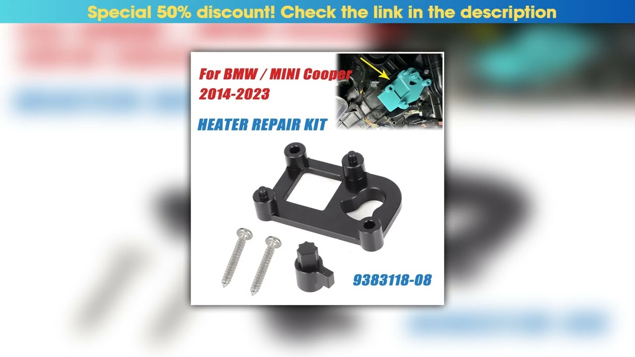 Hands-on For BMW & MINI Cooper 2014-2023 Heater Repair Kit Error code 801189 or 801126 Black High Q