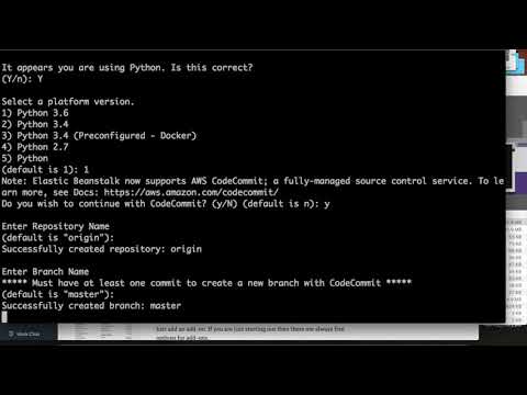 Creating Flask App Using Elastic Beanstalk
