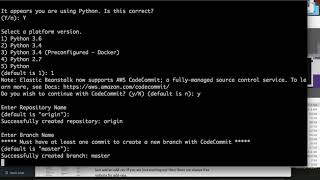 Creating Flask App Using Elastic Beanstalk screenshot 5