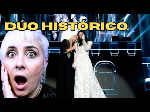 Reaccionando a Mónica Naranjo y Laura Pausini ‘Víveme’ Directo Barcelona