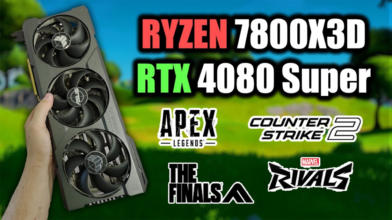 Ryzen 7 7800X3D + RTX 4080 Super | Test in 4 Games - 1440p Gaming