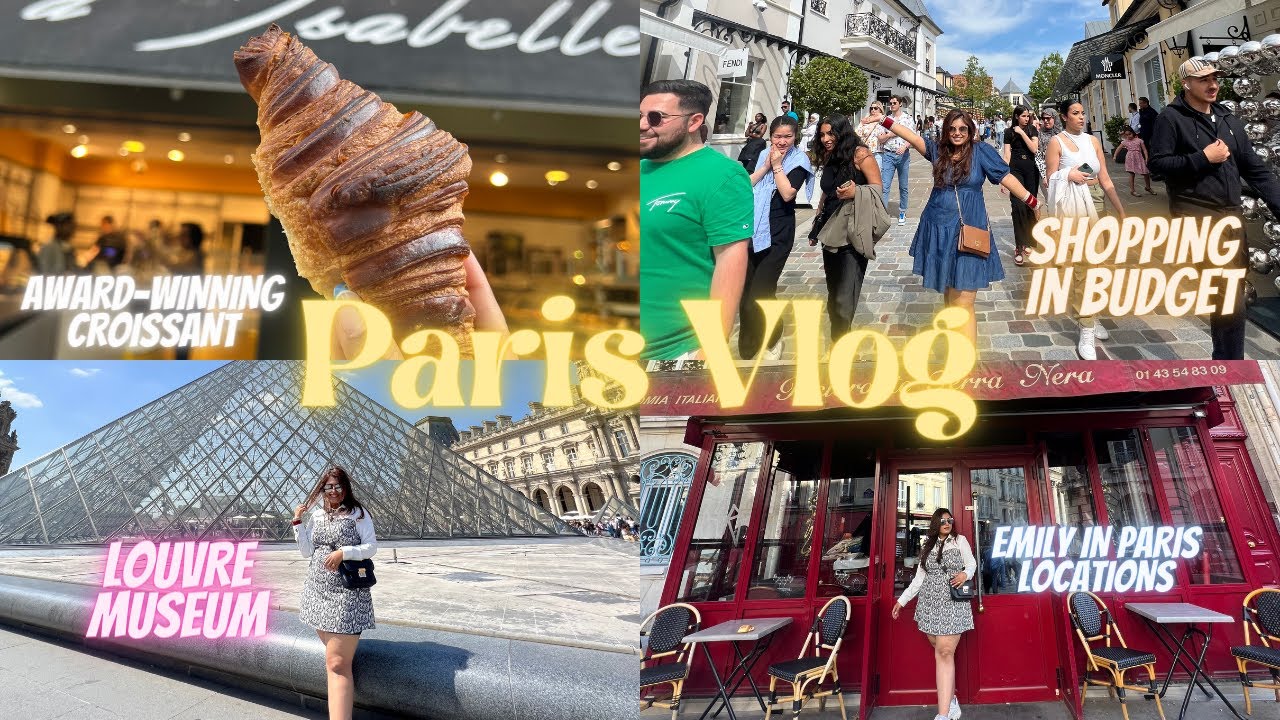 Tried the AWARDWINNING croissant of Paris, visited Emily in Paris