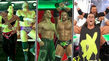 WWE 2K25: D-Generation X Entrance Evolution in WWE Games! (WWE HCTP to WWE 2K25)