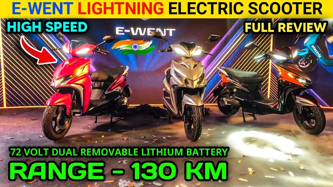 Best Electric Scooter in India | E Went Lightning Electric Scooter | New Electric Scooter