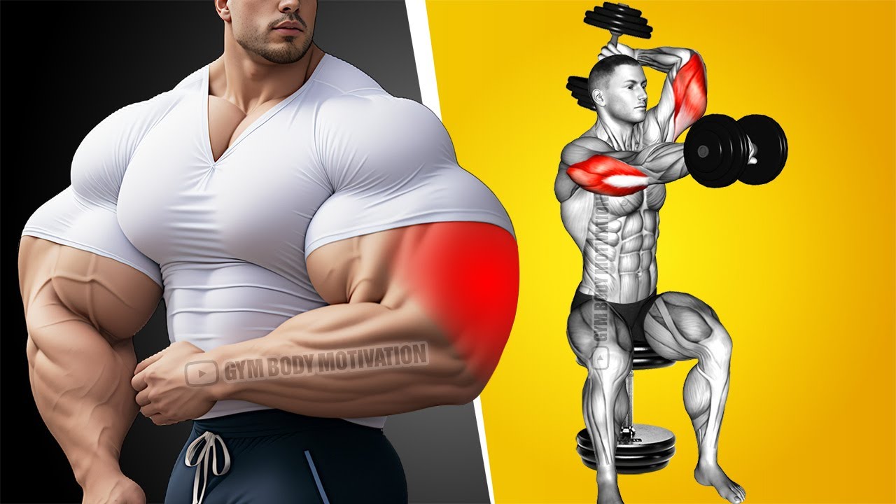 6 Activate Triceps Exercises to Get Big Arms Fast - YouTube