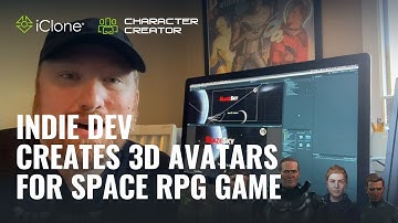 BLAZE SKY: Solo Indie Developer creates 3D Characters for Space Opera RPG Game with CC3 and iClone