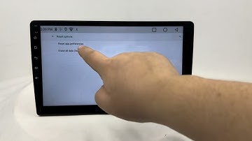 How to reset Binize Android 13 car head unit system?