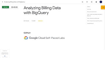 Qwiklabs | Analyzing Billing Data with BigQuery [GSP621]