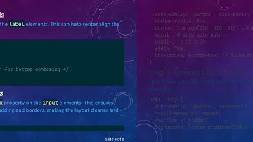 How to Align label and input Elements in HTML Forms