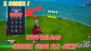 1V1V1 RELOAD ALL SECRET CODE , FLY JUMP / SPEED secret code in 1v1v1 reload TUTORIAL Fly jump code