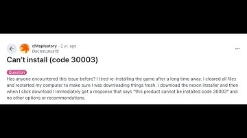 How To Fix MapleStory Error Code 30003?