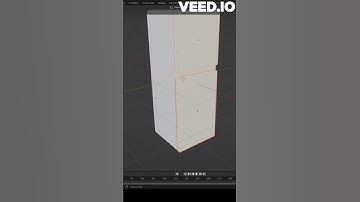 I Built A Fridge in Blender #blender