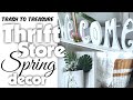 Trash to Treasure: thrifted Spring home decor