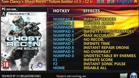 Best Trainer/Cheat for Tom Clancy