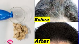 In 5 minutes - turn white hair to black permanently homemade solution  (100% WORKING) screenshot 3