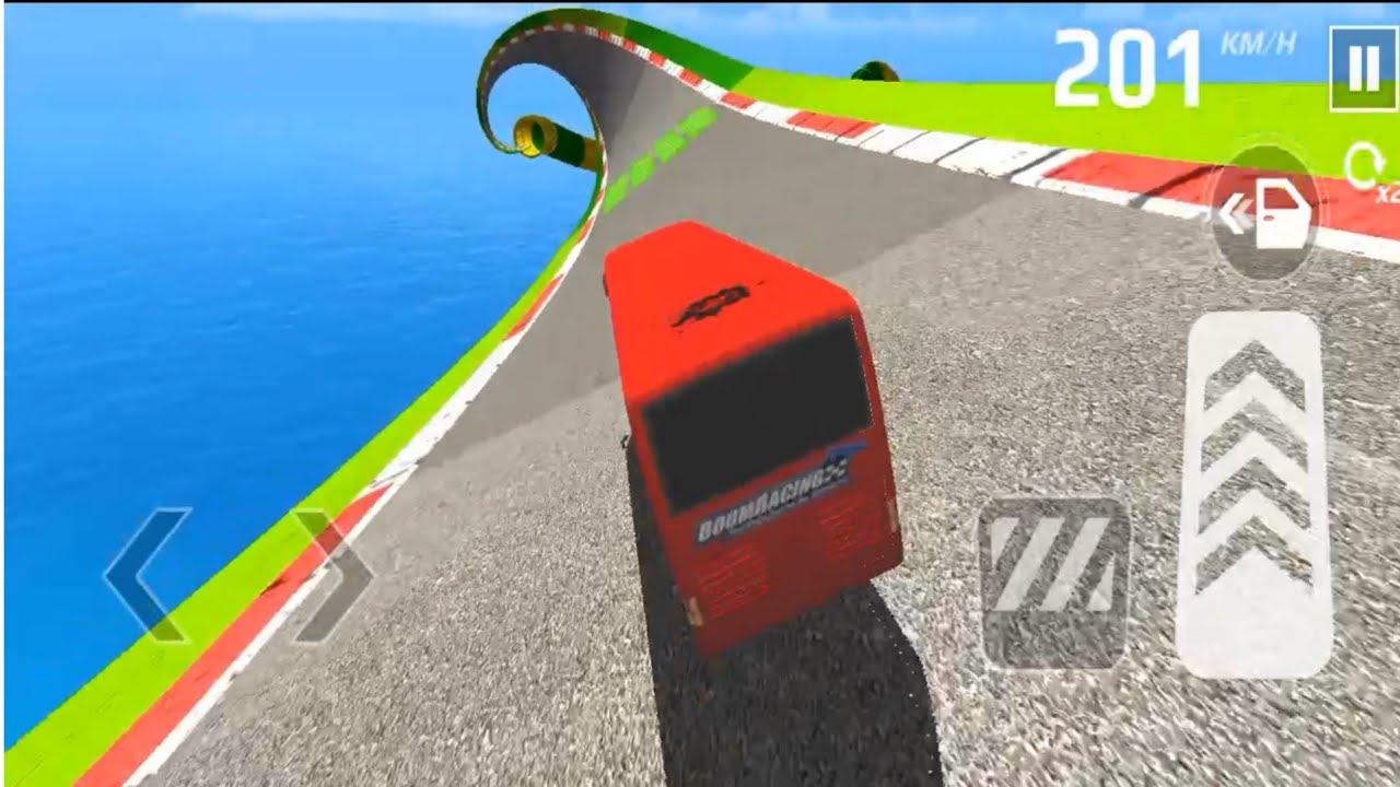 Bus Simulator: Bus Stunt Gameplay - YouTube