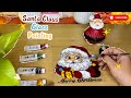 Paint With Me - Christmas Day Drawing, Santa Claus Drawing, Acrylic Painting, Glass Painting 😍✨❄️
