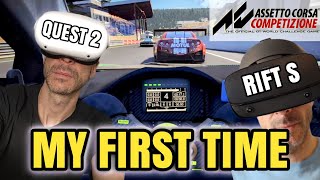 First Time Playing ASSETTO CORSA COMPETIZIONE - Is the VR as Bad as People Say? Quest 2 & Rift S First Time Playing ASSETTO CORSA COMPETIZIONE - Is the VR as Bad as People Say? Quest 2 & Rift S