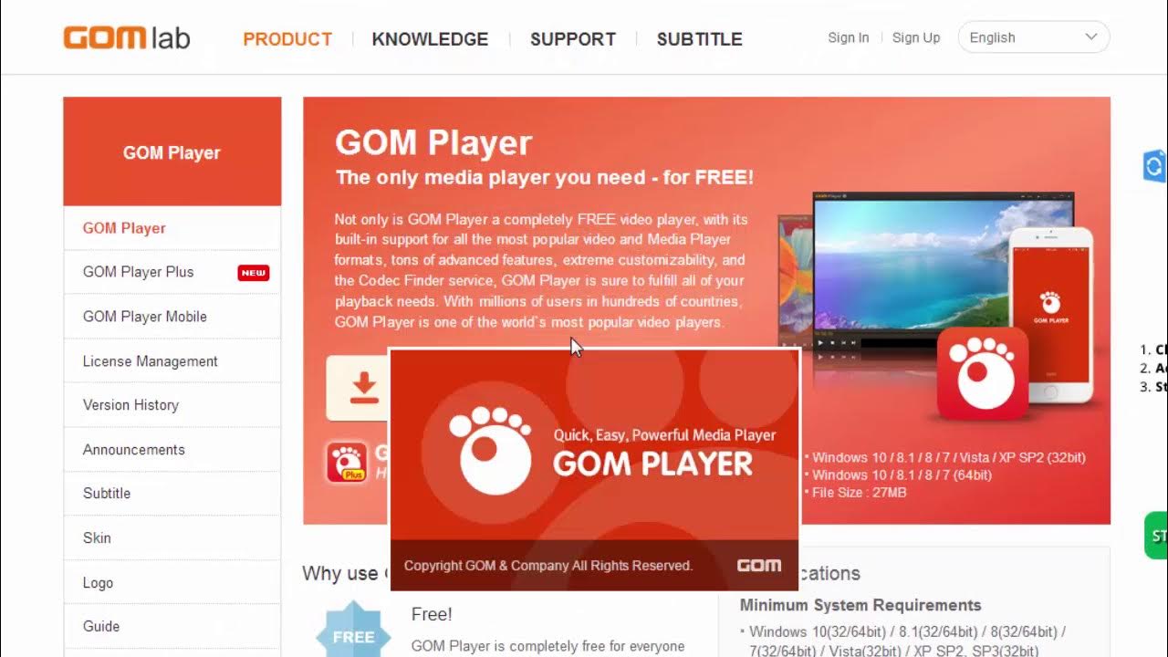 Gom player 64 bit windows 10. Gom player plus. gom player. gom inspect. gom atos.