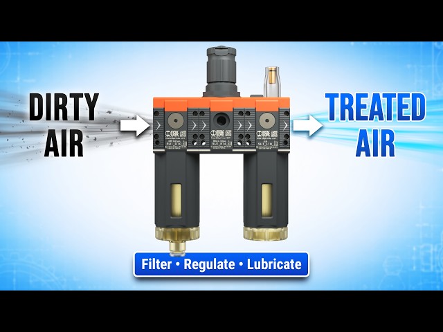 Air Prep Basics: How FRLs Clean and Control Compressed Air | AutomationDirect