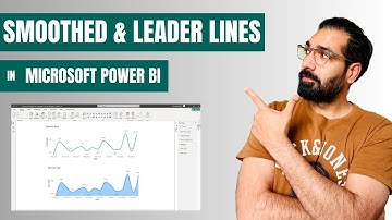 How to create smoothed & leader lines in Microsoft Power BI? #powerbi #biconsultingpro #linechart