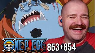 Jimbei Steers SOLO?!? | One Piece Ep 853+854 Reaction & Review | Whole Cake Arc!