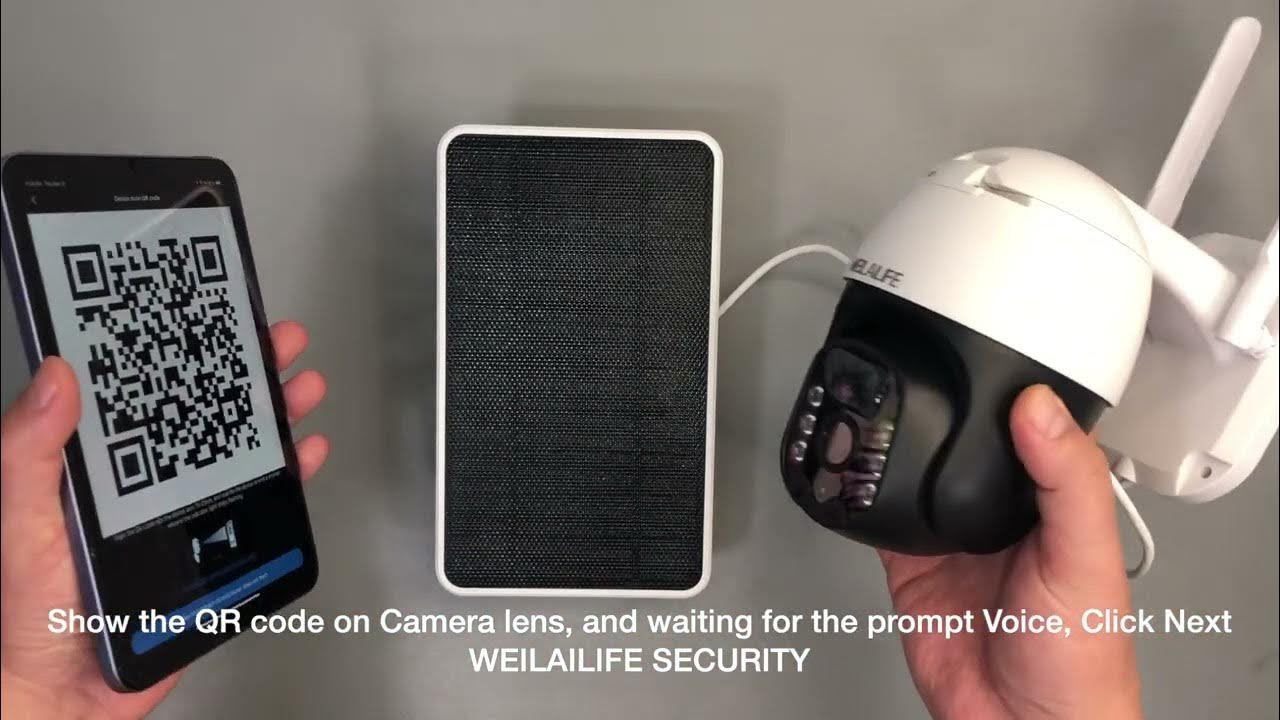 Solar PTZ Camera Setup Demo WEILAILIFE Security YouTube
