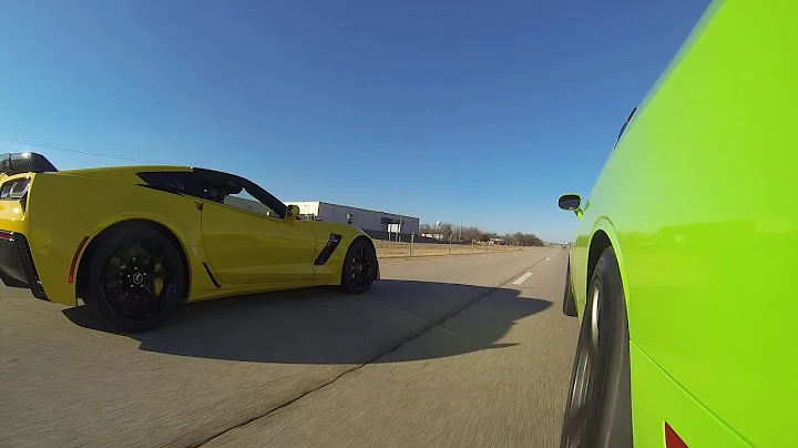 2015 C7 Z06 vs 2015 Challenger Hellcat vs 2014 GT500