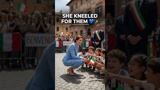 Kate Middleton Does THIS For Kids and Stole Italy's Heart 👑✨ #shorts