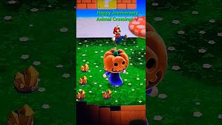 Celebrating 25 years of Animal Crossing in style! 🎈🍎 #acnh #shorts