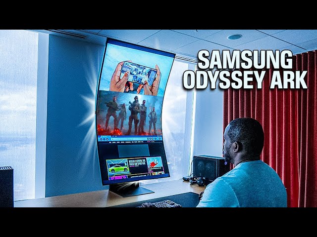 55” Odyssey Ark 4K UHD 165Hz 1ms Quantum Mini-LED Curved Gaming