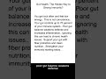 Gut Health The Hidden Key to Strong Immunity