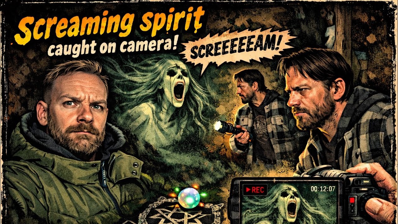 Screaming spirit caught on camera! 