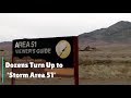 Only Dozens Turn Up To 'Storm Area 51'